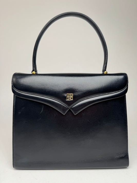 Vintage  Givenchy 4G Leather Bag black