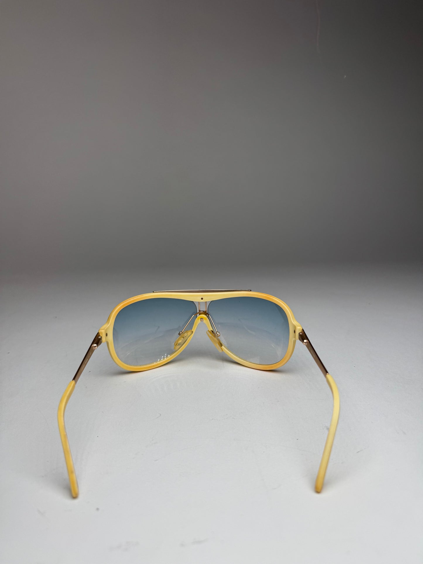Vintage Loewe Madrid Aviator Sunglasses white