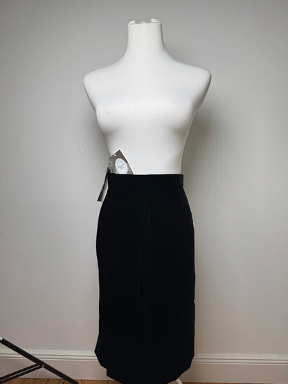 Vintage Dior velour Skirt black M