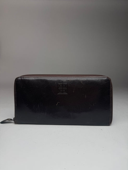 Vintage Givenchy Leather Wallet Brown