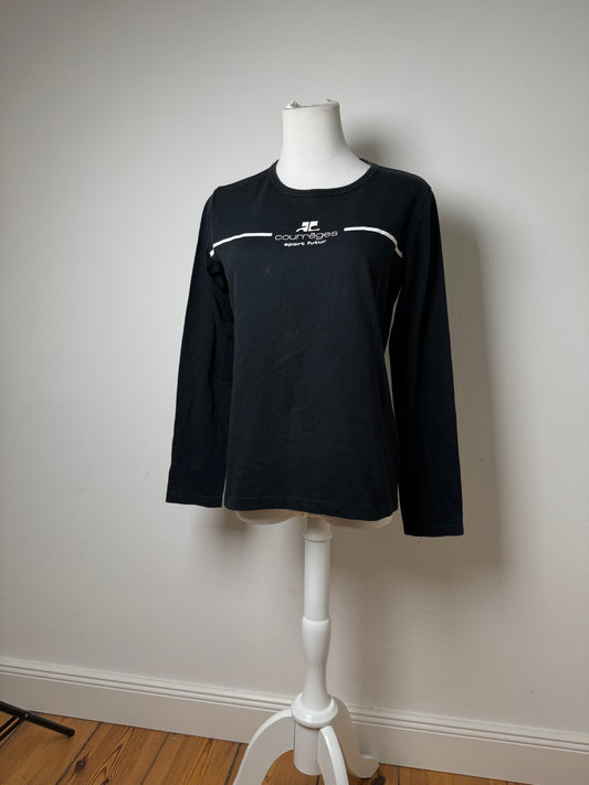 Vintage Courreges Paris Sweater Black 38/M