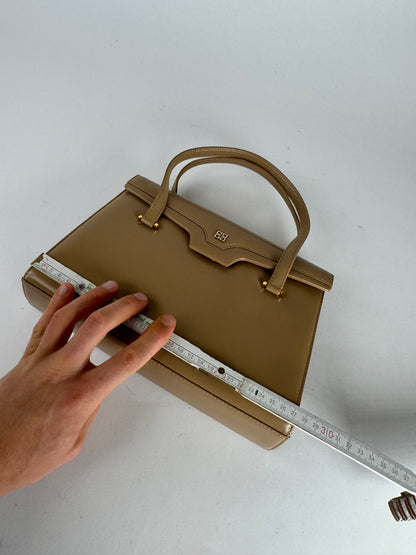 Vintage Givenchy 4G leather Bag caramel Brown