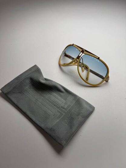 Vintage Loewe Madrid Aviator Sunglasses white