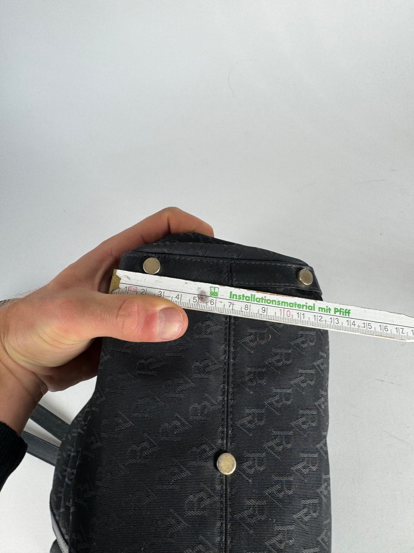 Vintage Bottega Veneta Monogramm Canvas Shopper