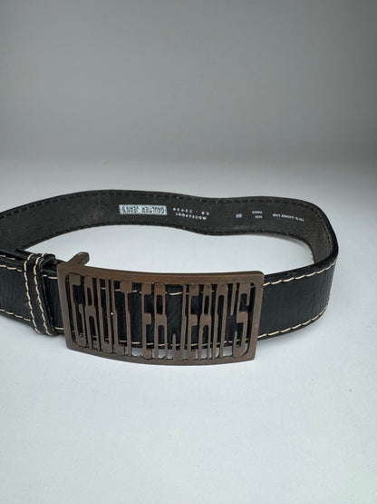 Vintage Jean Paul Gaultier Leather Belt Brown