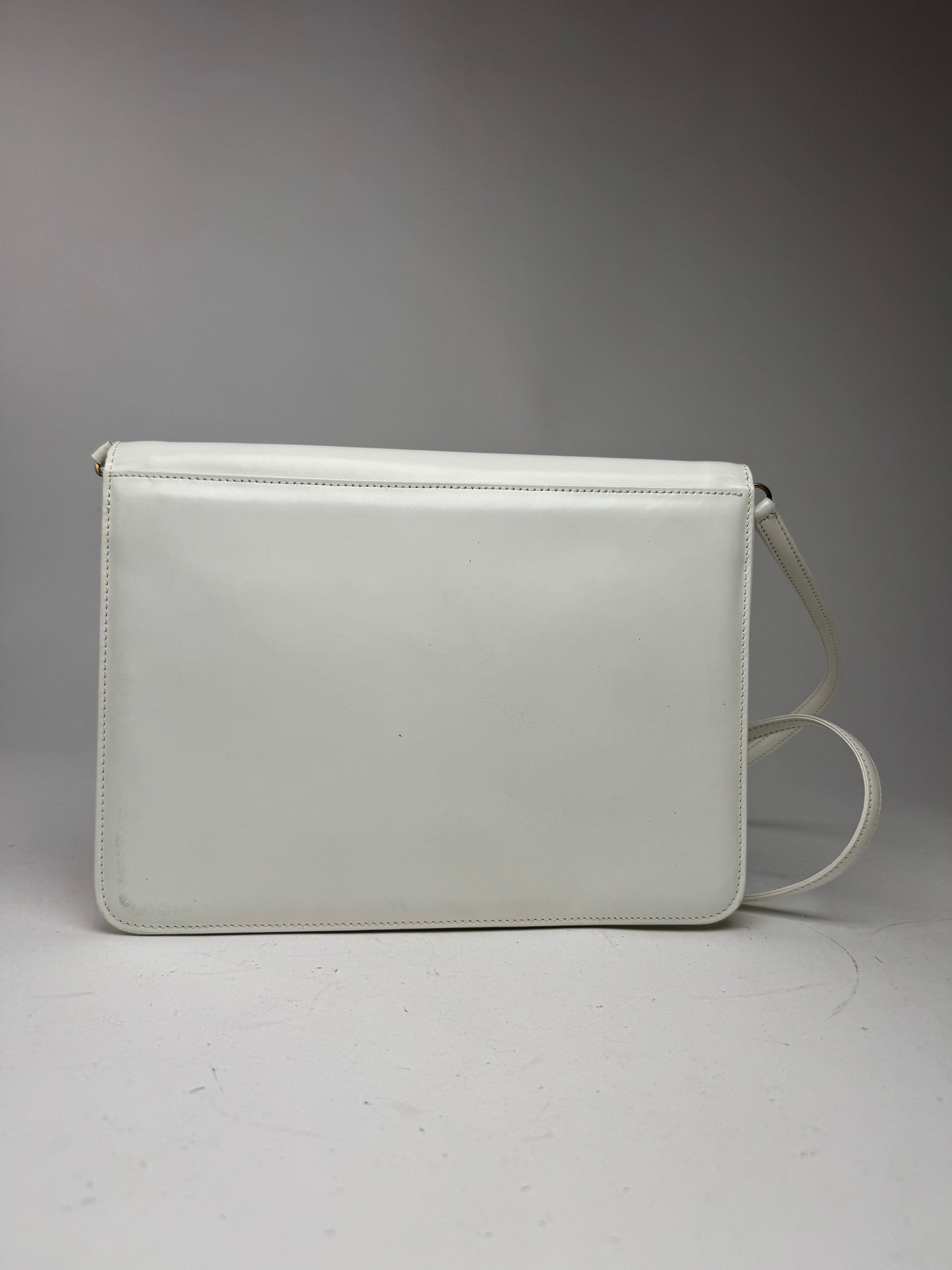 Vintage Givenchy 4G Bag Leather White
