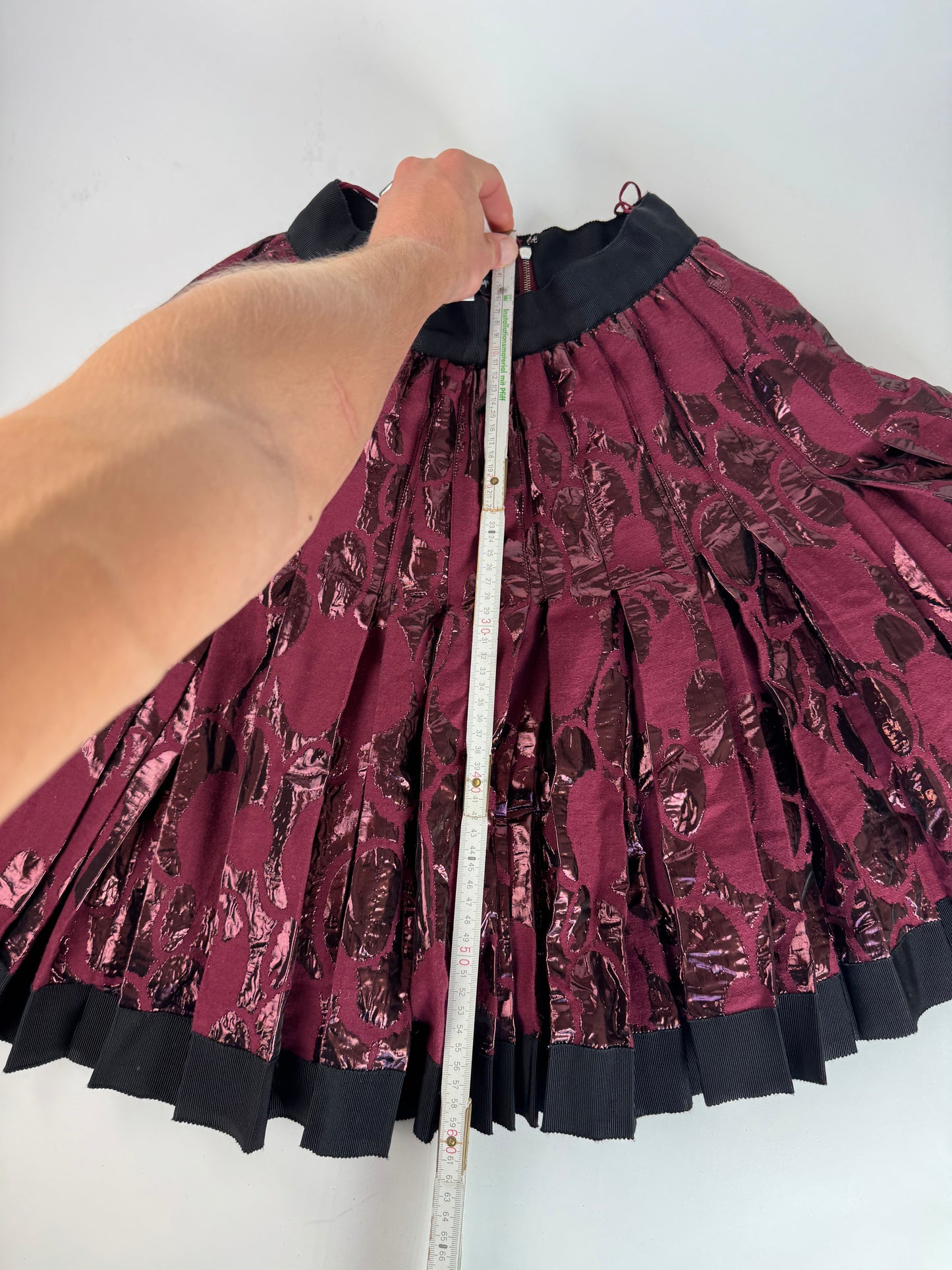 Vintage Dolce & Gabbana Special Edition Skirt purple/black 40/L