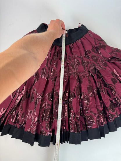 Vintage Dolce & Gabbana Special Edition Skirt purple/black 40/L