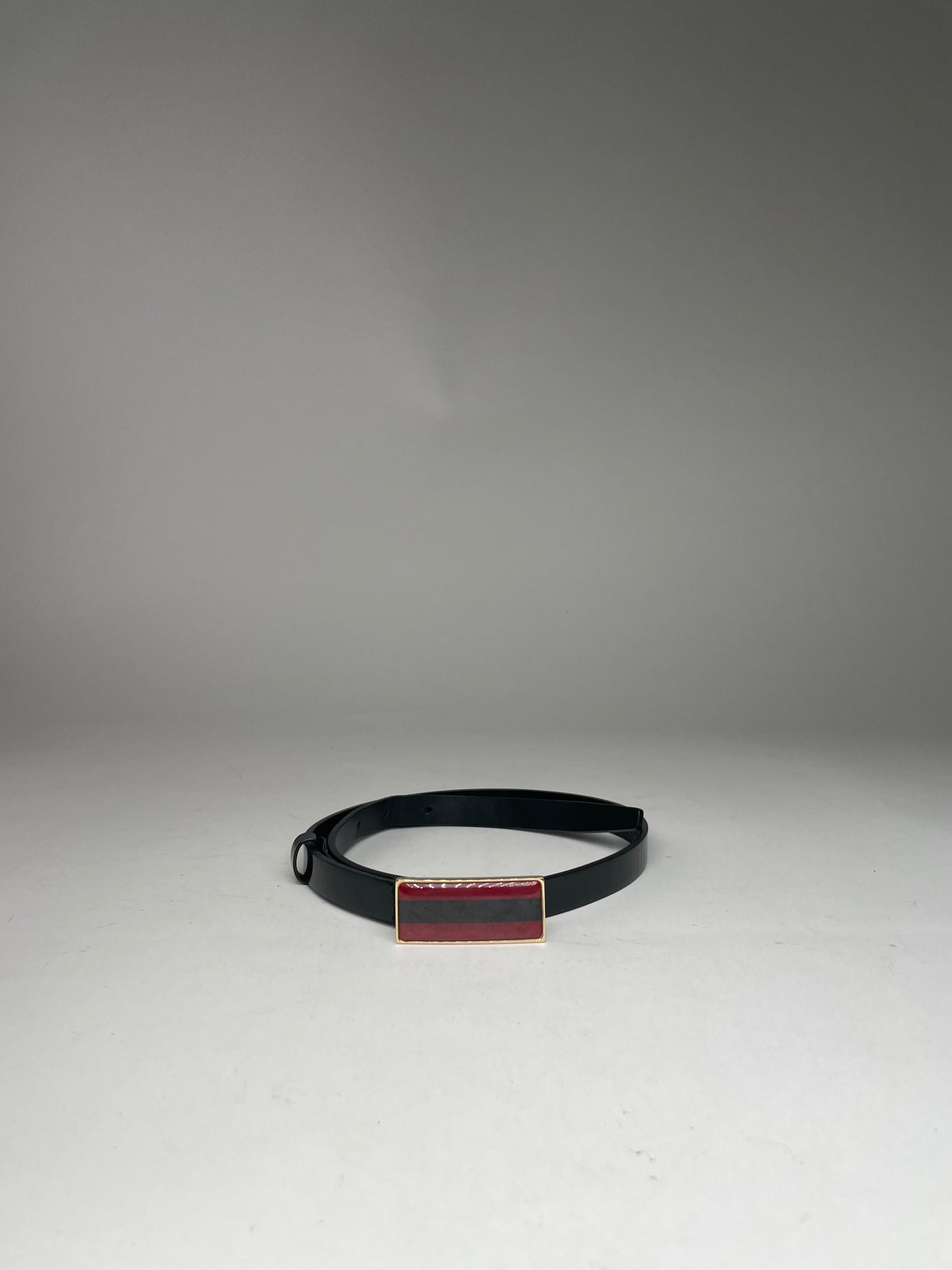 Vintage Gucci Leather Belt Black