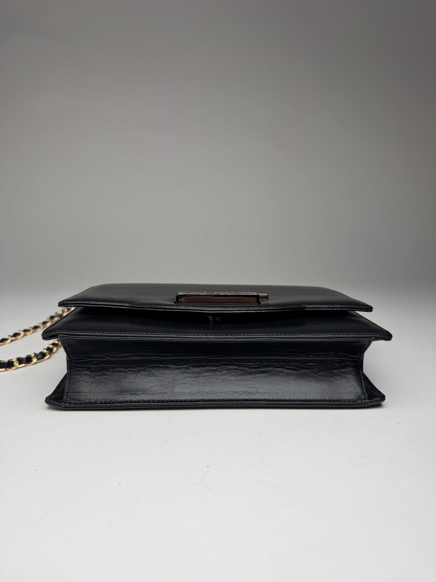Vintage Givenchy Whip Bag Leather Black
