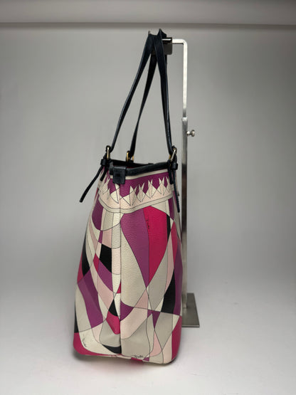 Vintage Emilio Pucci Leather Shopper