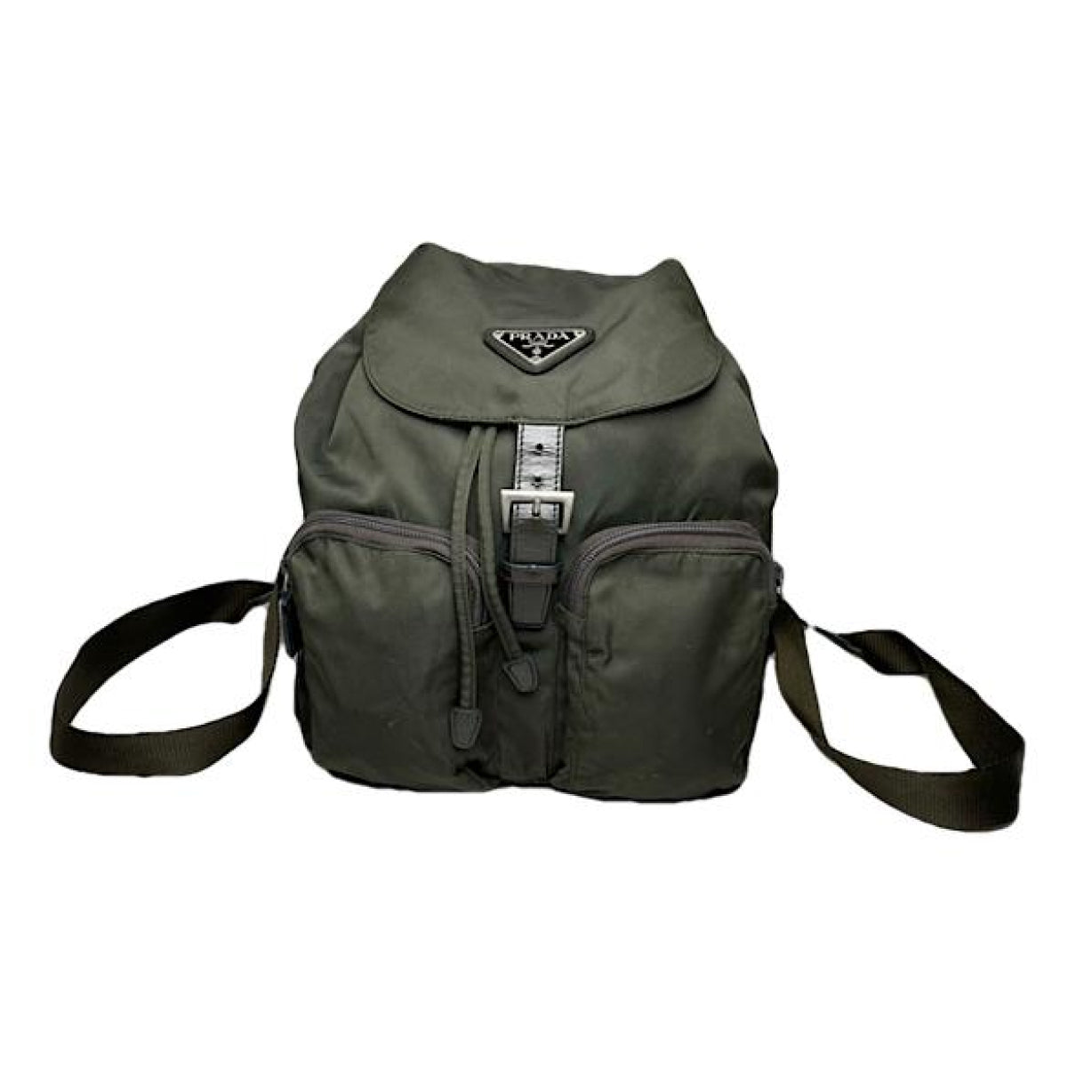 Prada Green Polyester Backpack image 1