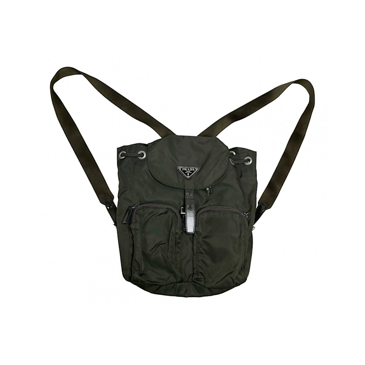 Prada Green Polyester Backpack image 2