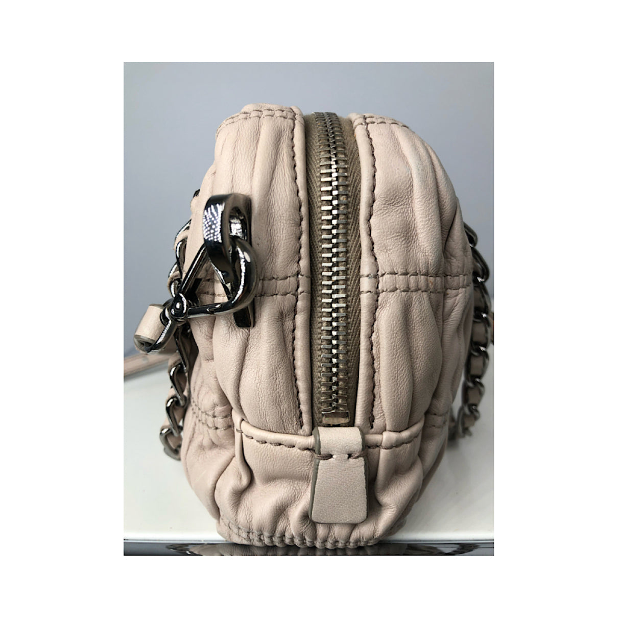 Prada Re-Edition 2005 Pink Leather Handbag image 3