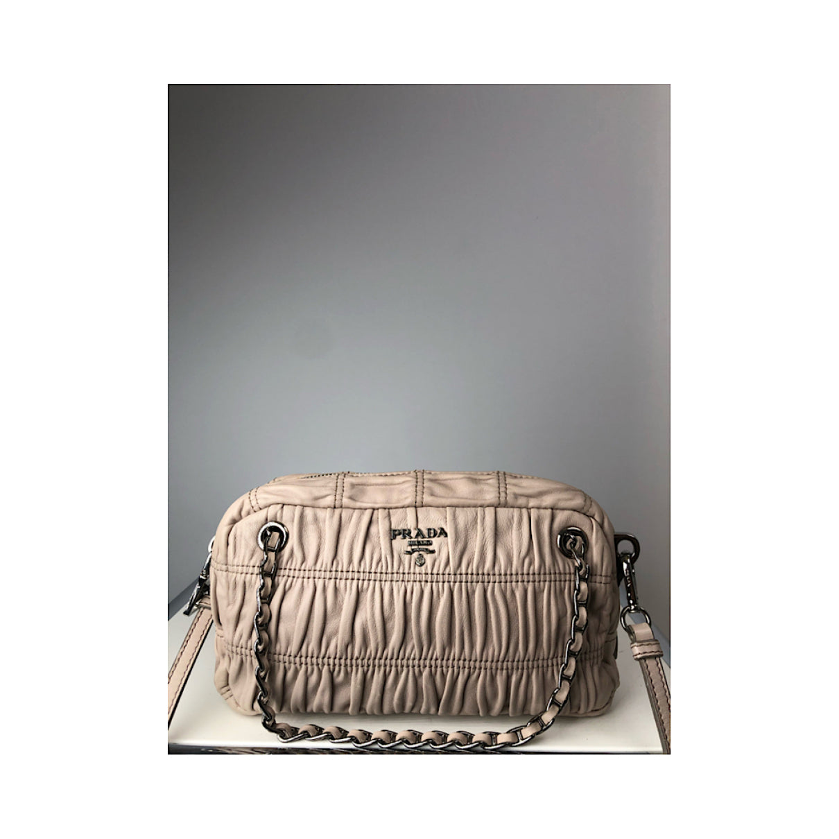Prada Re-Edition 2005 Pink Leather Handbag image 5