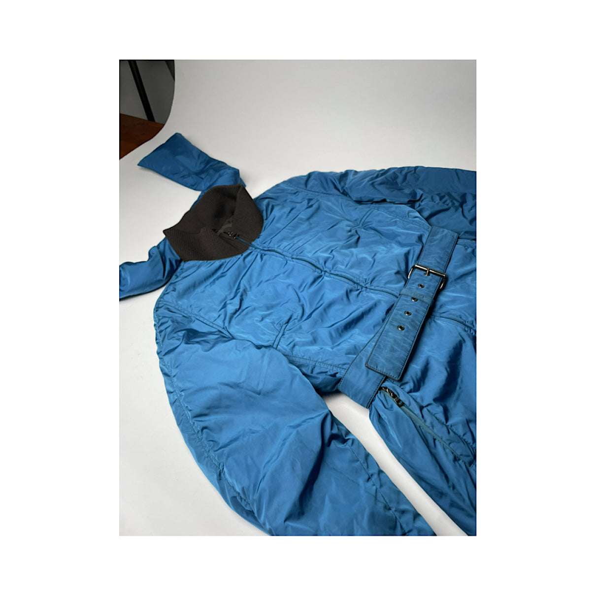 Prada Blue Polyester Coat image 4