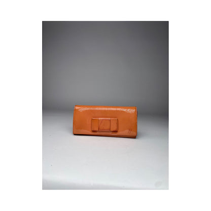 Miu Miu Orange Patent Leather Wallet image 3