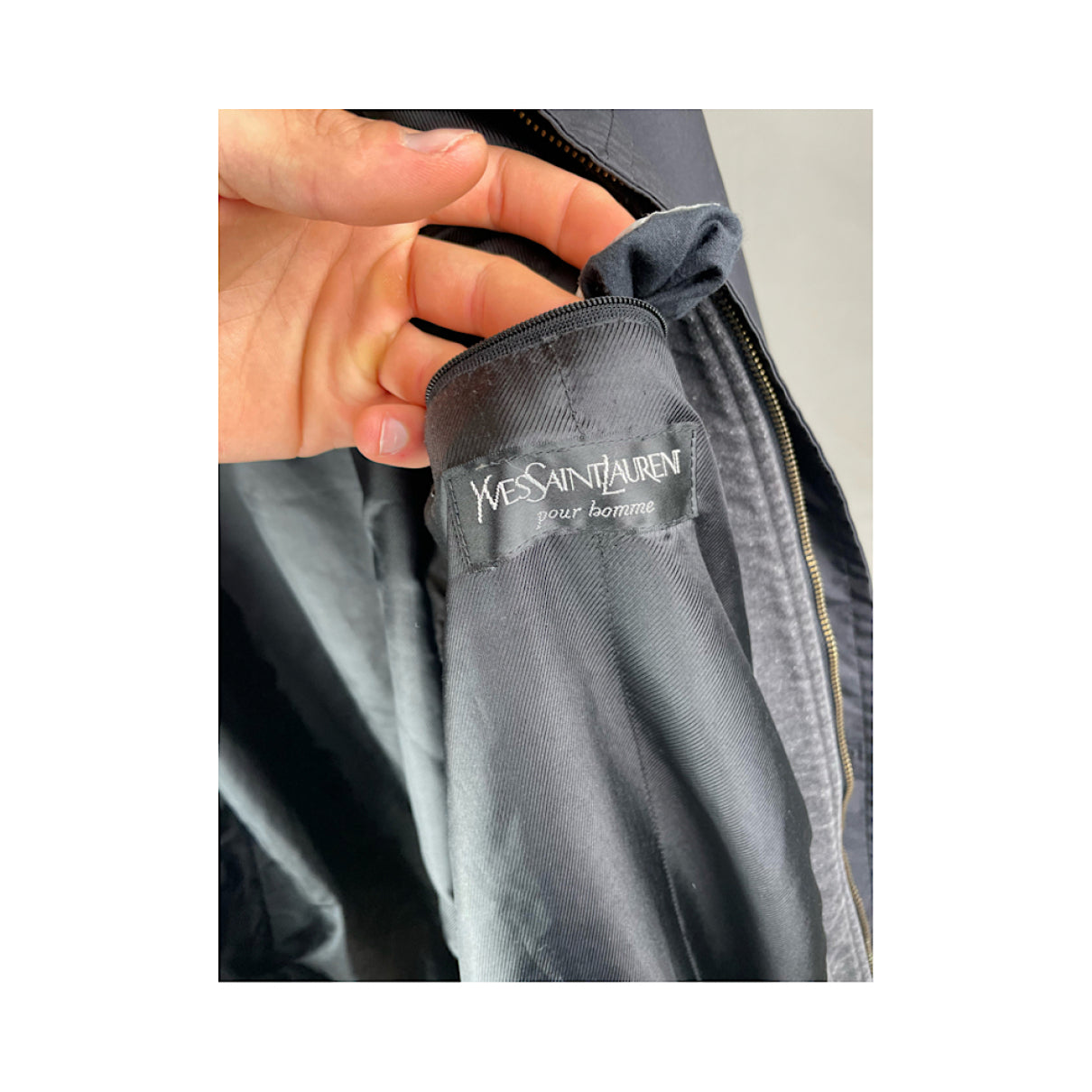 Yves Saint Laurent Black Polyester Jacket image 2