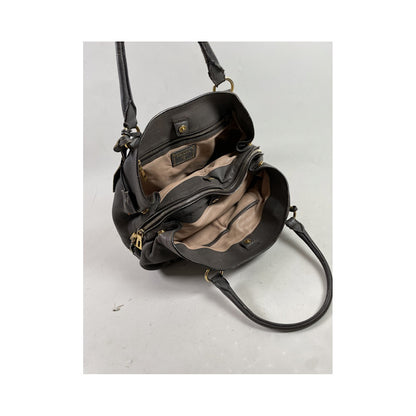 Prada Double Brown Leather Handbag image 2