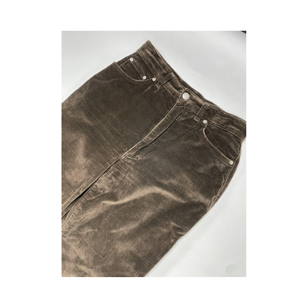 Versace Brown Velvet Trouser image 4