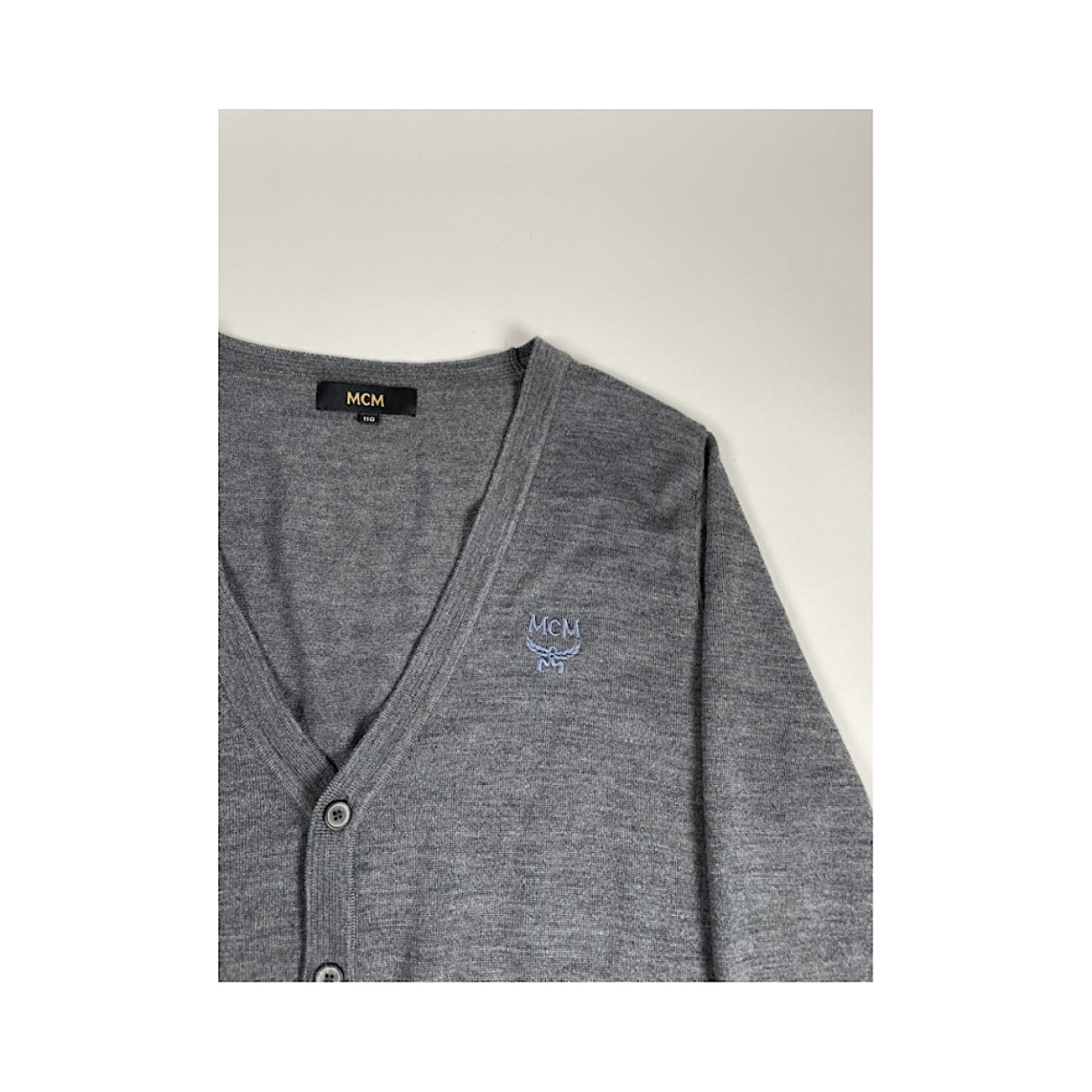MCM Grey Wool Knitwear & Sweatshirt image 4