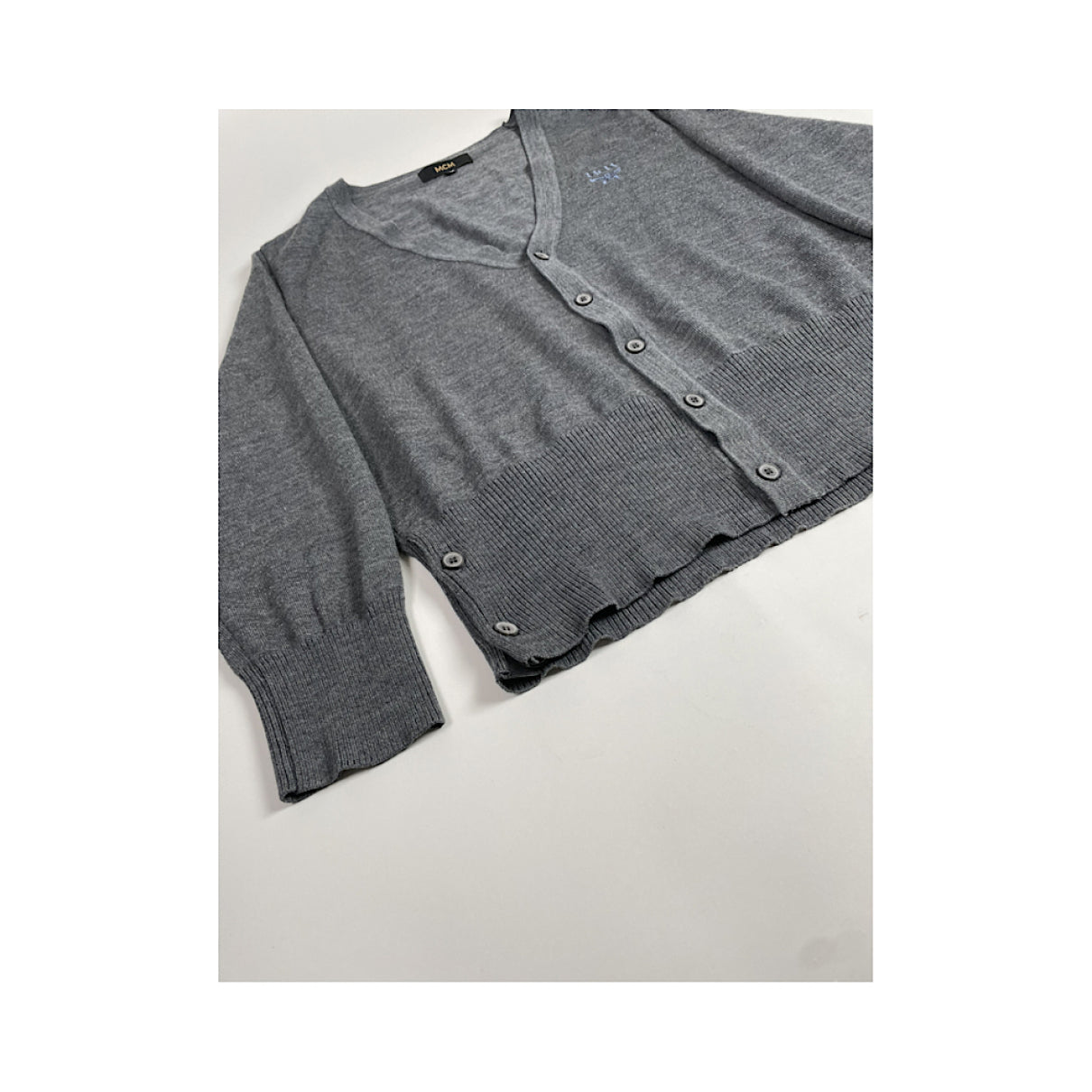 MCM Grey Wool Knitwear & Sweatshirt image 5