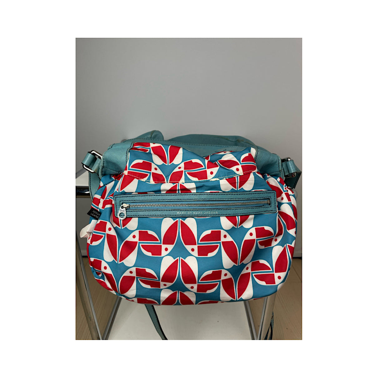 Marc Jacobs Downtown Blue Leather Handbag image 4