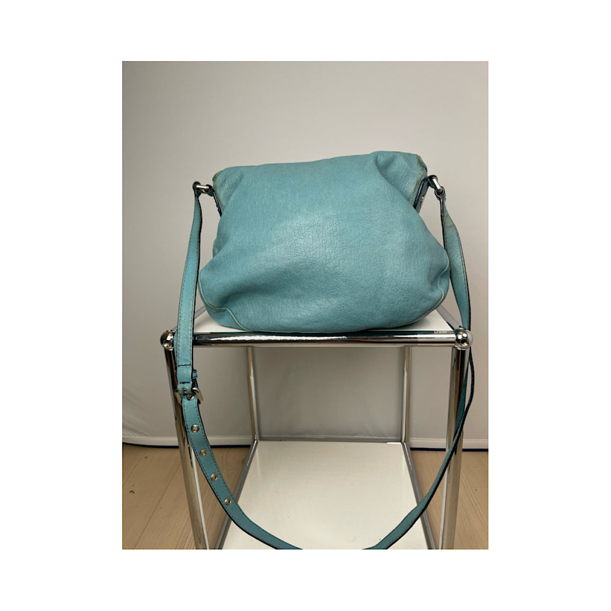 Marc Jacobs Downtown Blue Leather Handbag image 5