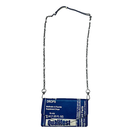 Maison Martin Margiela Blue Leather Handbag image 1