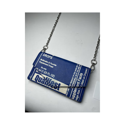 Maison Martin Margiela Blue Leather Handbag image 4