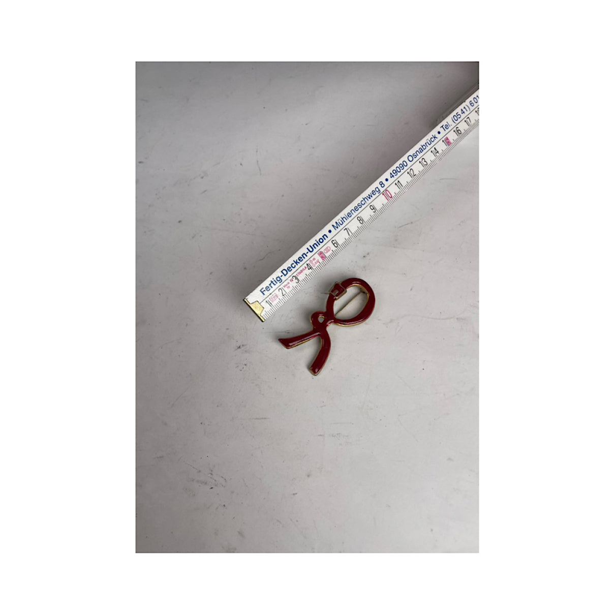 ROBERTA DI CAMERINO Red Metal Pins & Brooche image 5