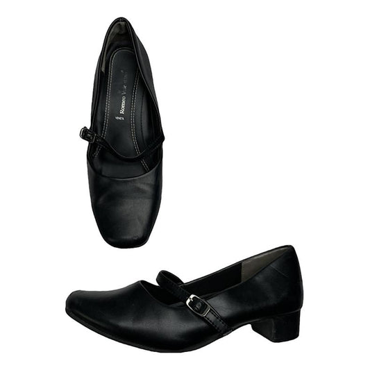 Non Signé / Unsigned Black Leather Heel image 1