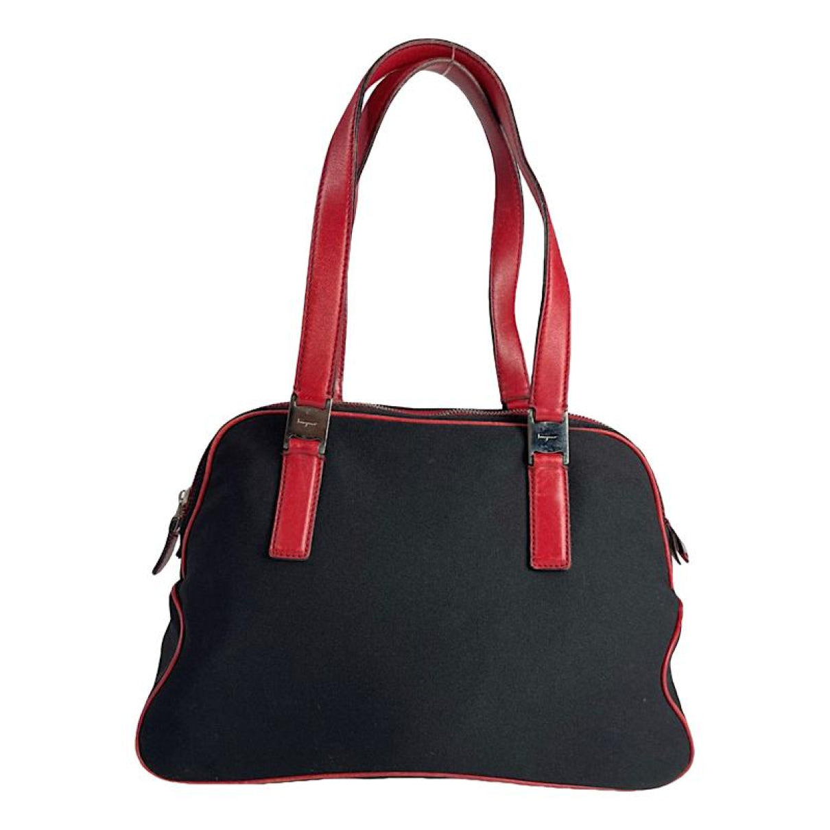 Salvatore Ferragamo Black Polyester Handbag image 1