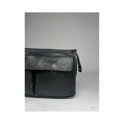 Gianni Versace Black Leather Clutch Bag image 4