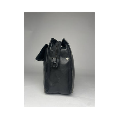 Gianni Versace Black Leather Clutch Bag image 5