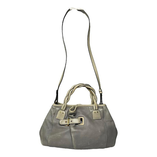 Chloé Paraty Grey Leather Handbag image 1
