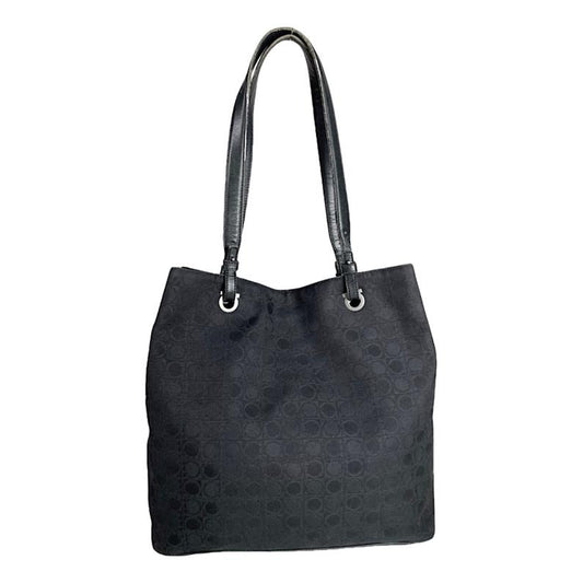 Salvatore Ferragamo Black Polyester Handbag image 1