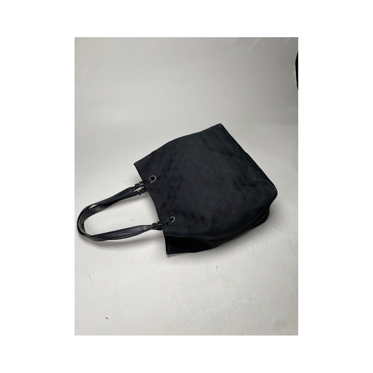 Salvatore Ferragamo Black Polyester Handbag image 2