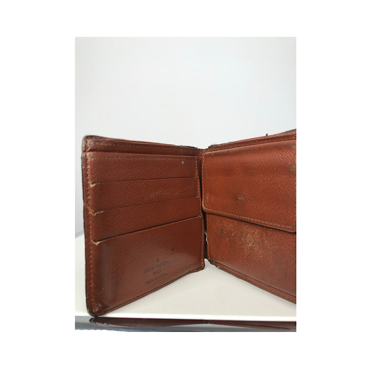 Louis Vuitton Brown Leather Purse image 4