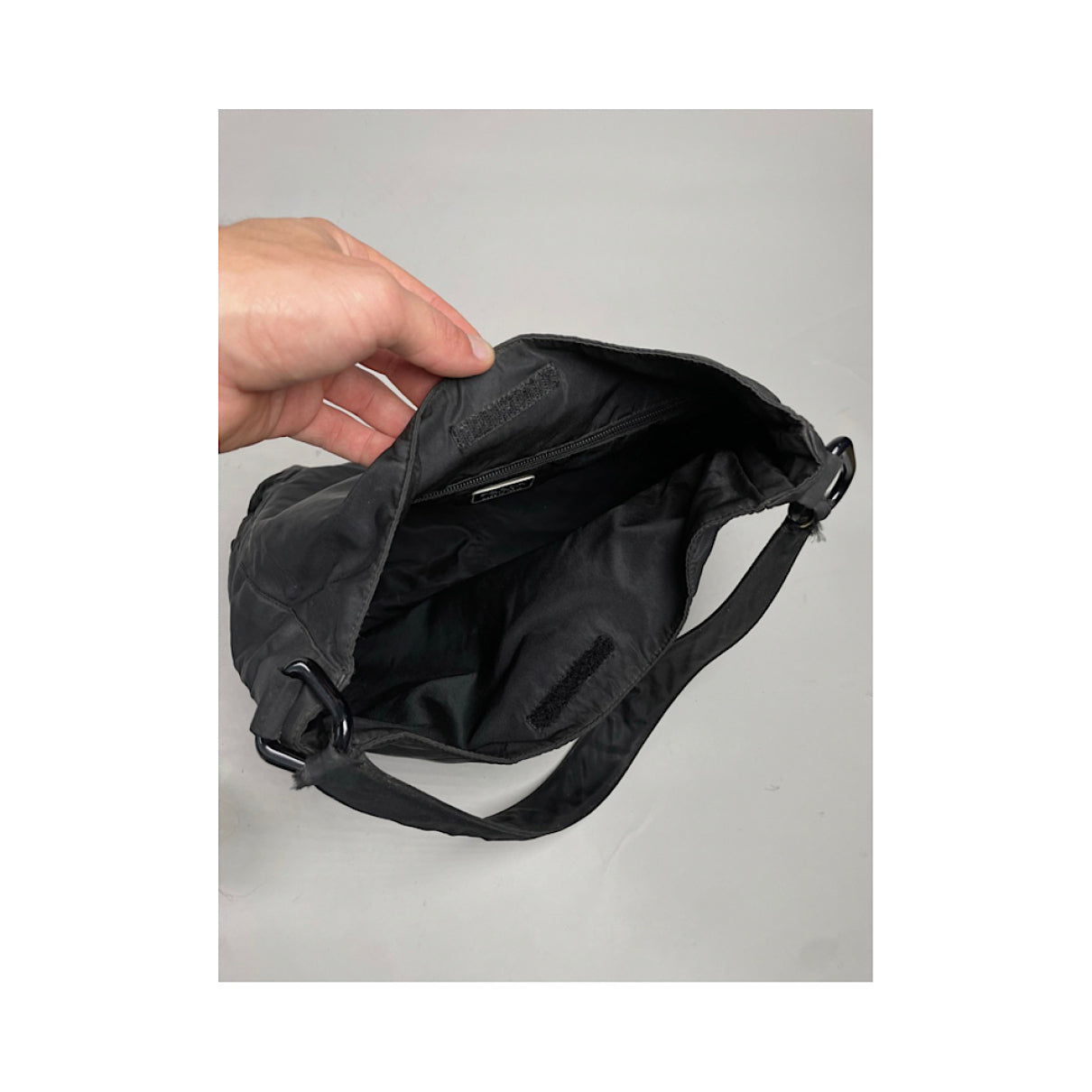 Prada Cleo Black Polyester Handbag image 2