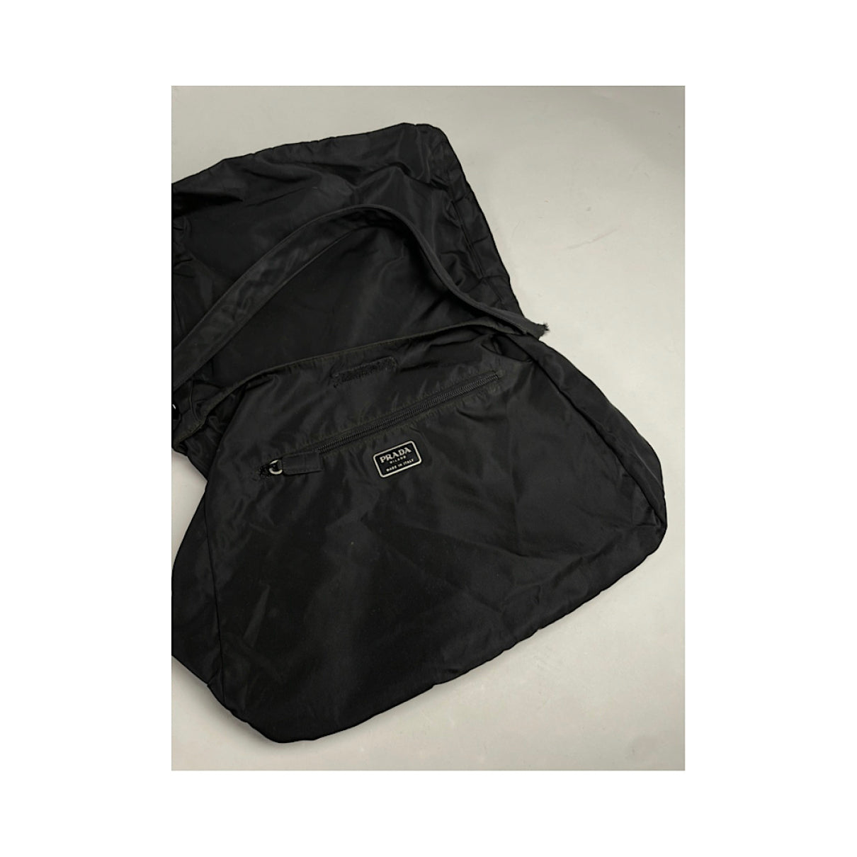 Prada Cleo Black Polyester Handbag image 4