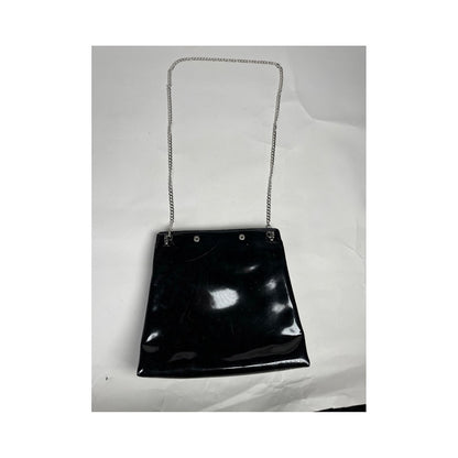 Salvatore Ferragamo Wanda Black Patent Leather Handbag image 2