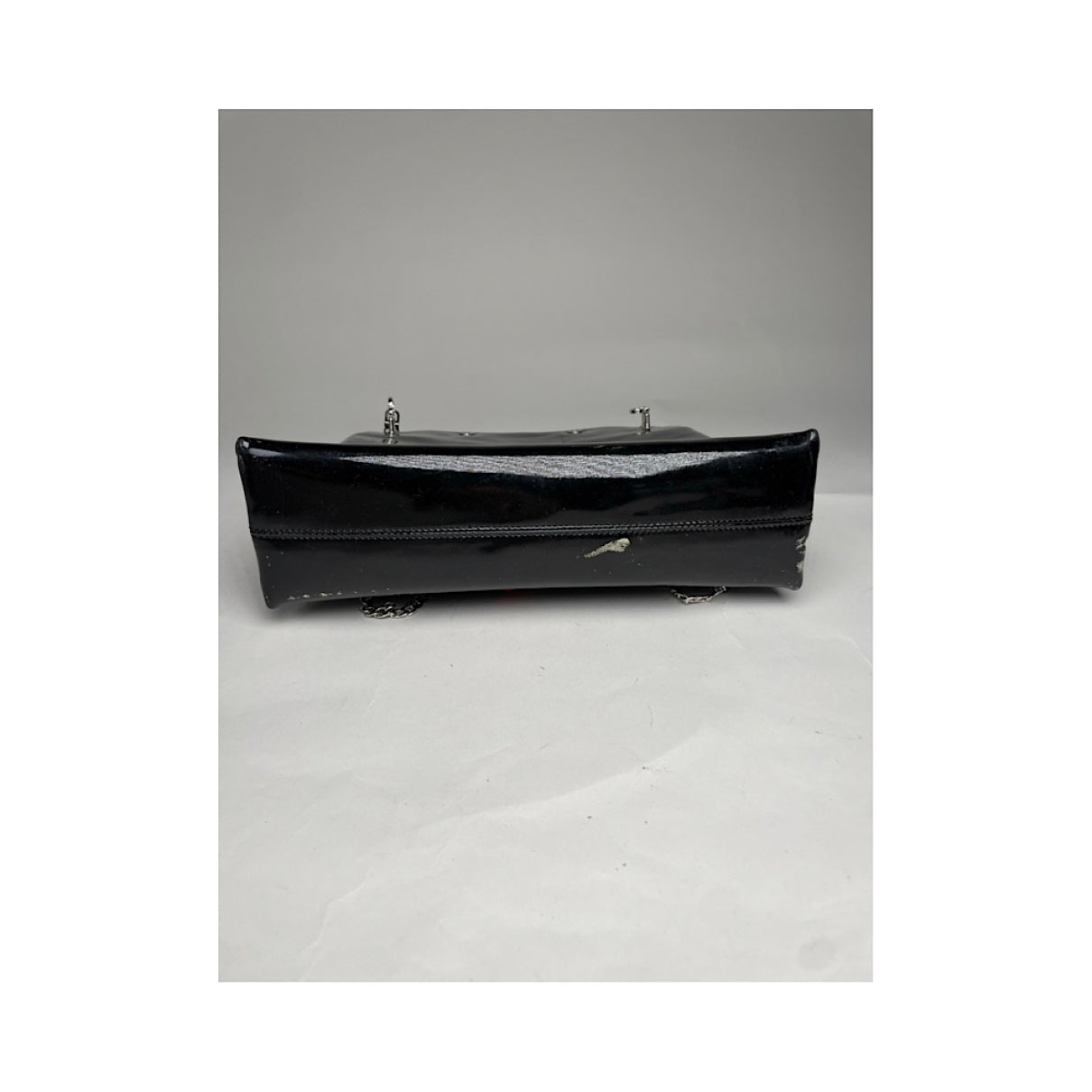 Salvatore Ferragamo Wanda Black Patent Leather Handbag image 4