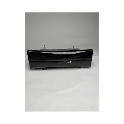 Salvatore Ferragamo Wanda Black Patent Leather Handbag image 4