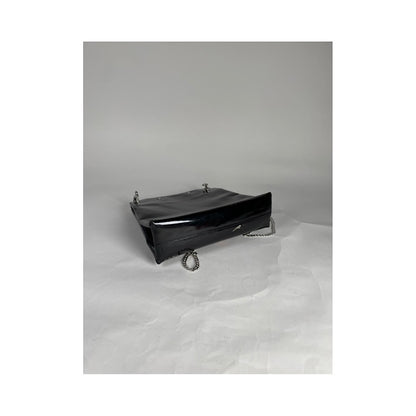 Salvatore Ferragamo Wanda Black Patent Leather Handbag image 5