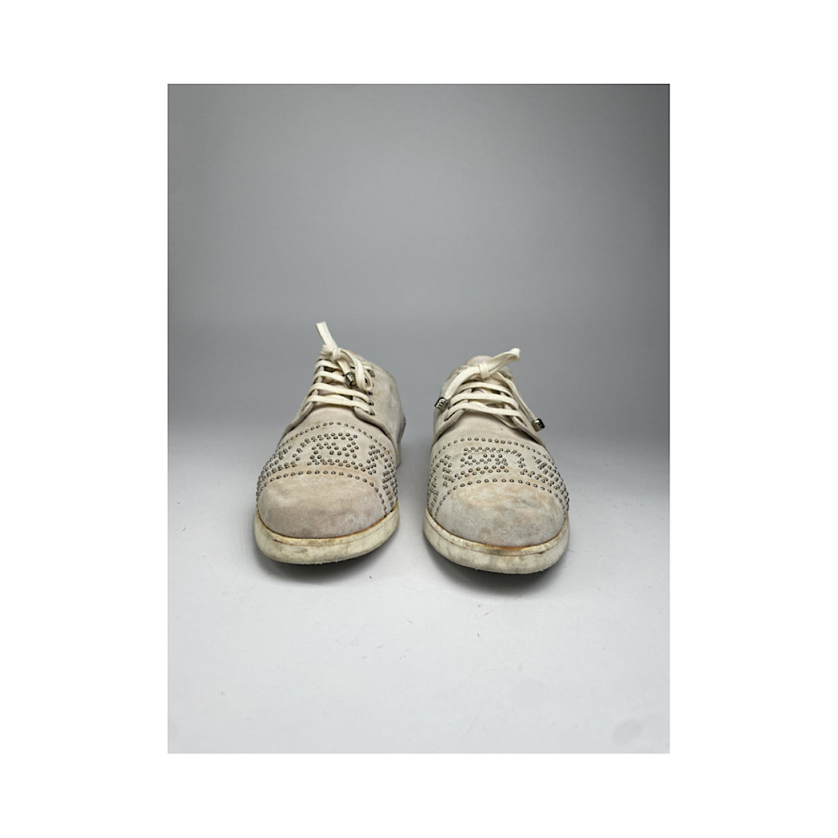 Gianni Versace Grey Leather Trainer image 4