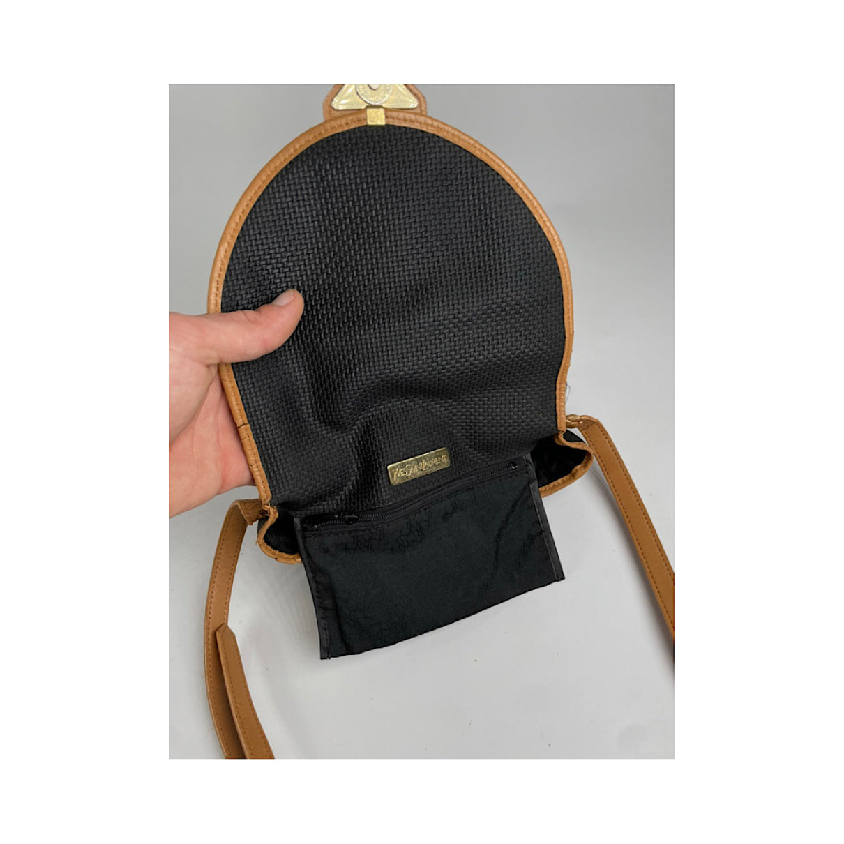 Yves Saint Laurent Black Leather Handbag image 2