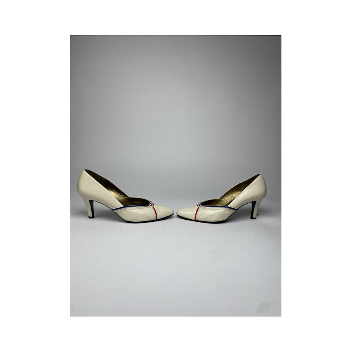 Yves Saint Laurent White Leather Heel image 2