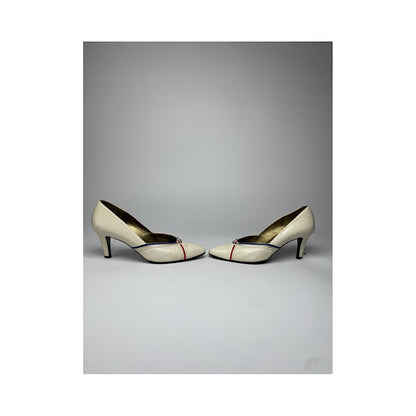 Yves Saint Laurent White Leather Heel image 2