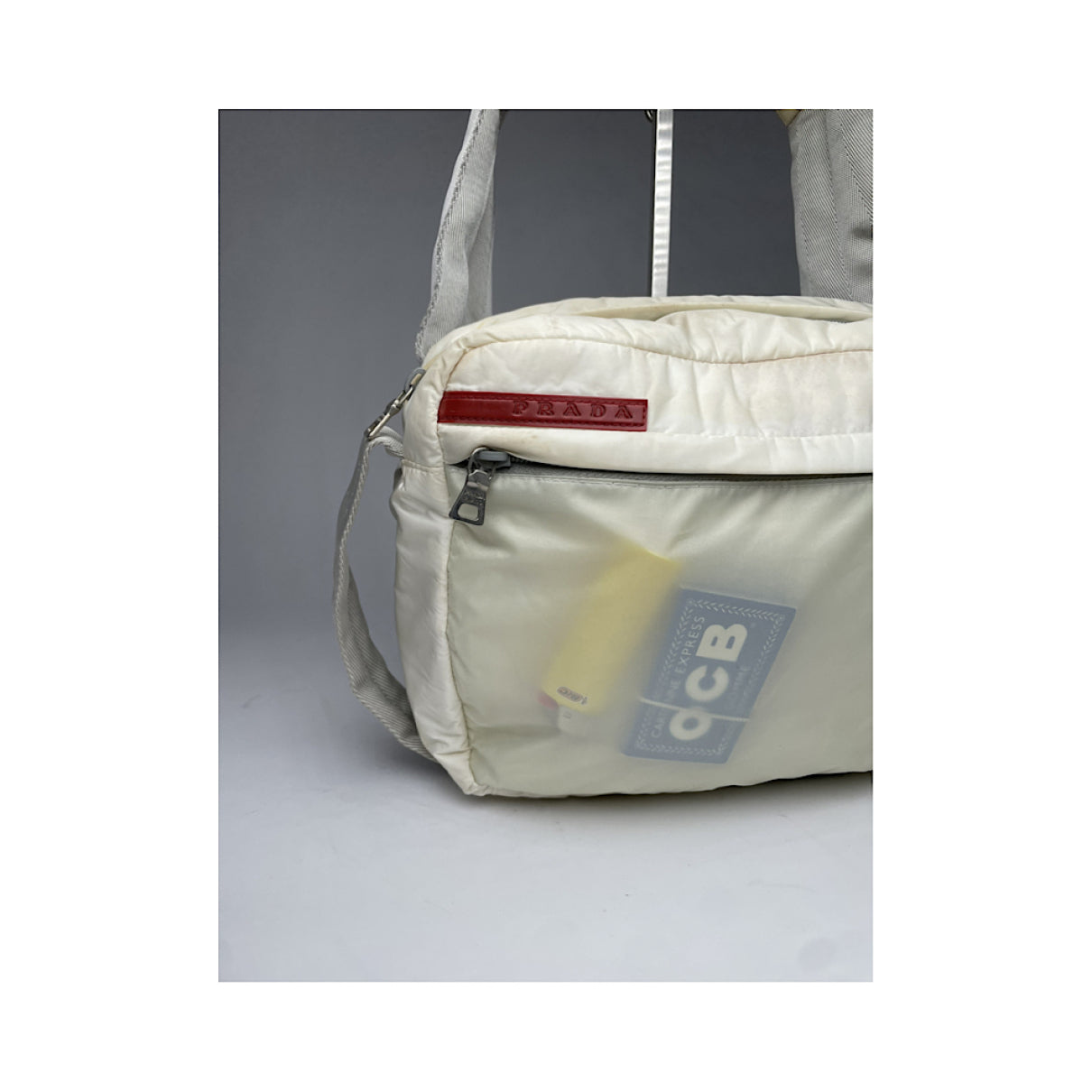 Prada Cahier Chain Pink Leather Handbag image 2